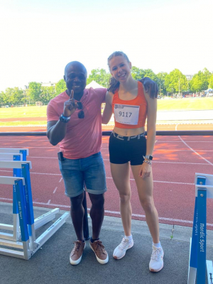 Madelief en trainer Uche klaar voor het EK